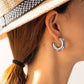 CréolEarrings™⁄ Boucles d'oreilles rondes épaisses vintage en acier inoxydable