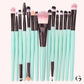 BrushSet™ | Ensemble de 15 pinceaux de maquillage professionnel pour femme, outils de maquillage pour le visage.